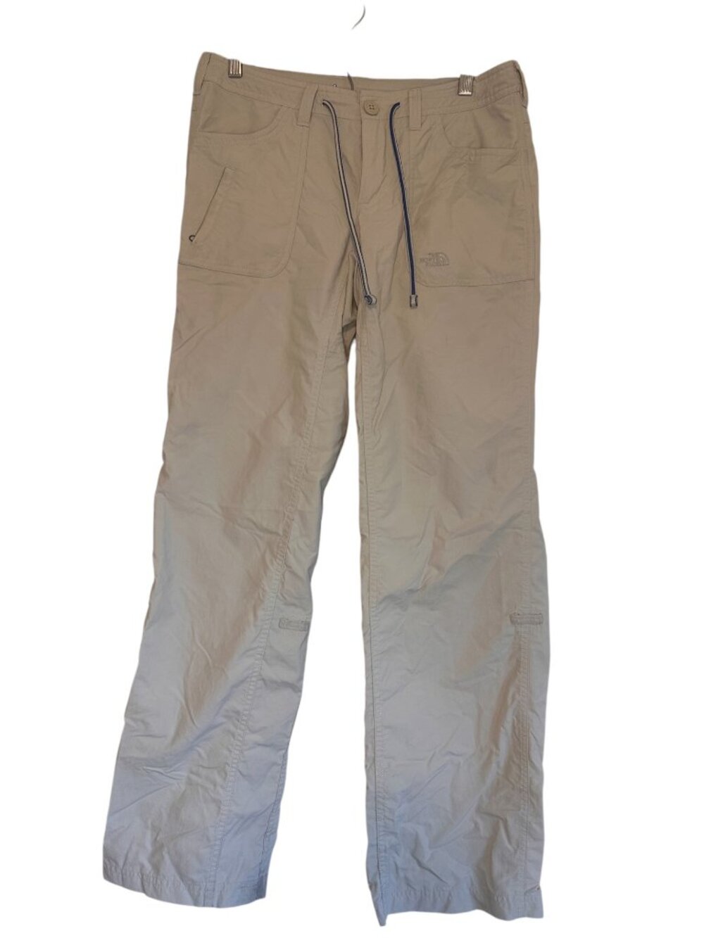 The North Face Outdoor Nylon Wide Leg Pants 6 Beige Gorpcore Hiking Performance